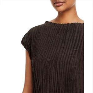 COPY - Eileen Fisher Crushed Silk Funnel Neck Top